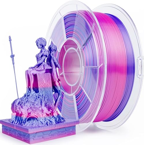 Filament ZIRO PLA  Tęczowy Jedwabny (RAINBOW SILK)