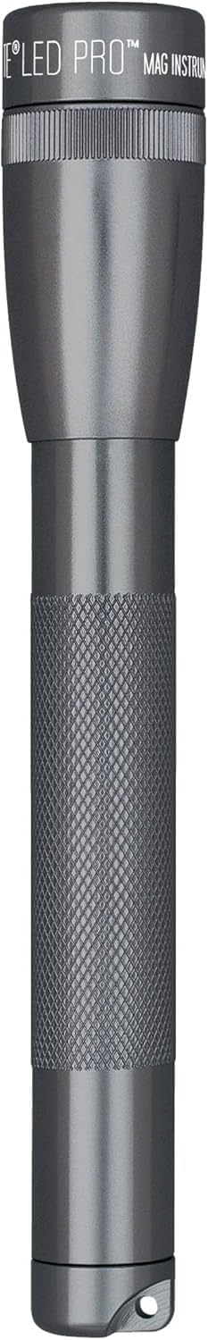 MagLite SP2P09H Mini PRO LED 2-Cell AA Flashlight with Holster Gray