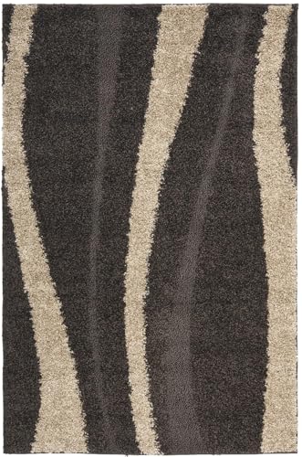 Image of Handmade Shaggy Pure Microfiber Smooth & Anti-Skid Carpets for Bedroom & Living Room, 2 inch Thickness Size- 12X15 Feet