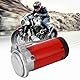 Aramox Air Horn Pumpenkompressor, Luftkompressor Horn Luftpumpe, Drucklufthorn-Kompressor für Autos, LKW, Boote, Mot, 12 V, Drucklufthorn-Kompressor, 105-115 DB, Auto-Hupe, Luft Horn Kit