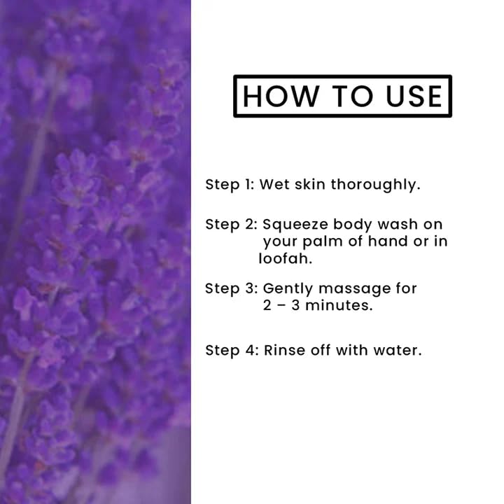 Image of Khadi Organique Lavender & Ylang Ylang Body Wash SLS & Paraben Free For All Skin Types - 210ml