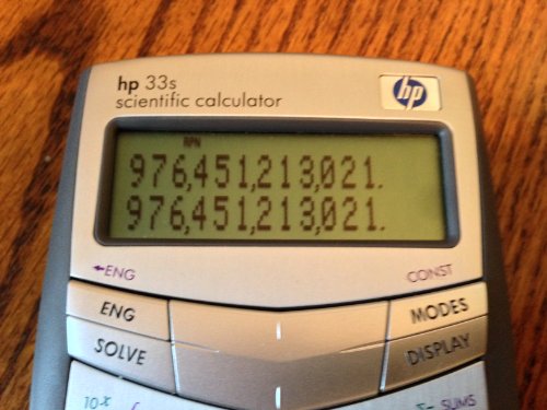 HP 33S Scientific Calculator (F2216A),Grey