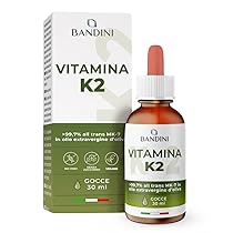 Bandini® Vitamina K2 MK-7 | 200 mcg per Goccia | Integratore in Olio Extravergine di Oliva | 30 ml con Contagocce | Supporto per Ossa e Coagulazione Normale | Alta Biodisponibilità | Facile Assunzione