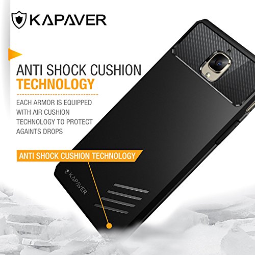Image of KAPAVER Tough Rugged Shock Proof Bumper Armor Back Cover Case for OnePlus 3 / OnePlus 3T (One Plus 3 / One Plus 3T (Pilot)