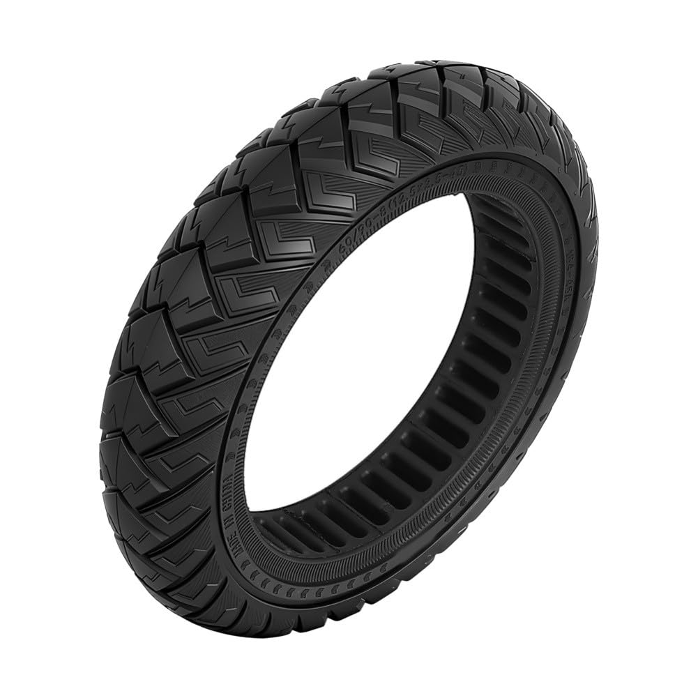 Neumático sólido para scooter eléctrico, neumático sin cámara de 12 pulgadas 60/90-8 para Xiaomi Mi Electric Scooter 5 Plus, goma resistente al desgaste, negro, paquete