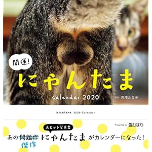 2020カレンダー 開運! にゃんたまカレンダー