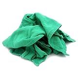 A&A Wiping Cloth- Recycled Green Surgical/Huck Towel Rags, Perfect Non-Streaking, and No Lint Towels, Multi-Purpose Towels, 10 Pound Box
