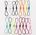 KONMAY 1.0mm Elastic Cord for Jewelry Making, Stretch Bracelet String for Pony Beads, Kandi Bracelets, Necklaces & DIY Crafts, Mixed, 50 Yards Each