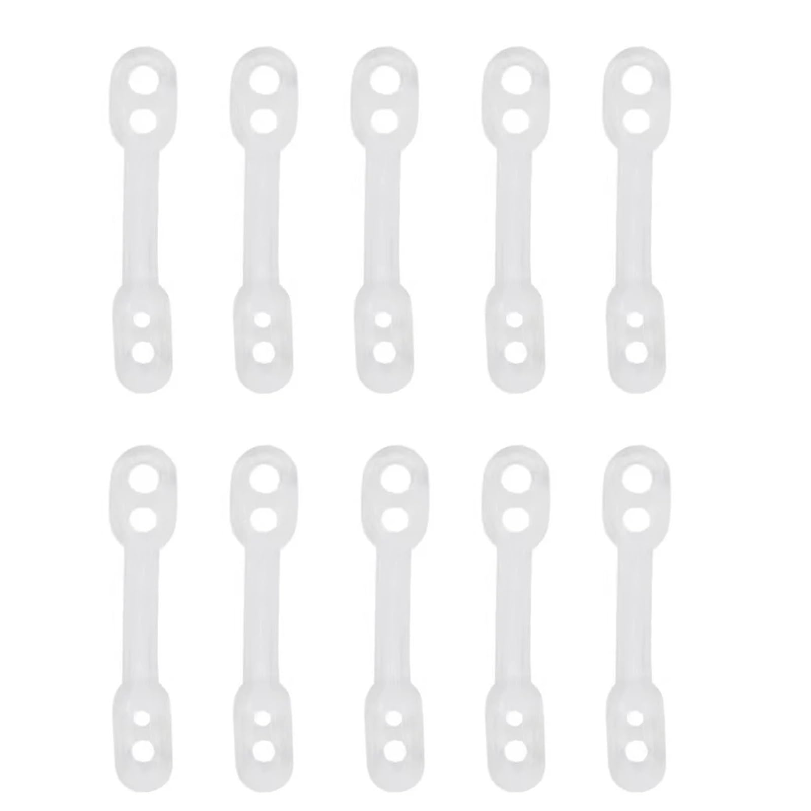 Hangers for Clothes Space Savers 600PCS Silicone Clothes Rack Windproof Hook Buckle Drying Rod Clip Non-slip Fixed Hanger Anti-drop(White)