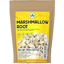 Marshmallow Root Herb 8 oz. 227g | Non-GMO Tea | Non-Irradiated | Chunky Cuts | Althaea Officinalis Redix