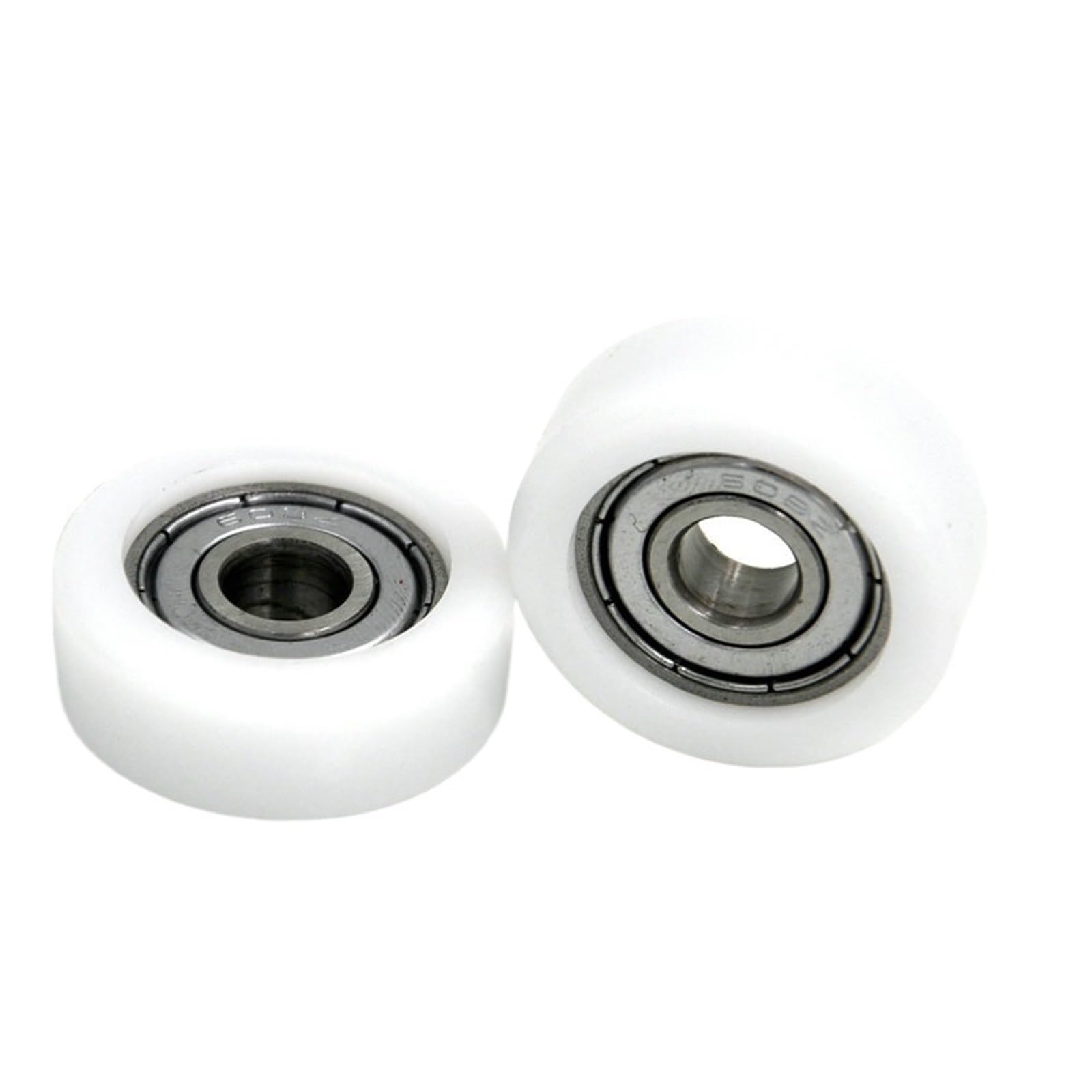 NOBIRTBSA 10 Pieces OD 32mm POM Coated Pulleys with 6000Z Bearings 10x32x10mm BS600032-10 Door and Window Shower Room Plastic Bearing Pulleys