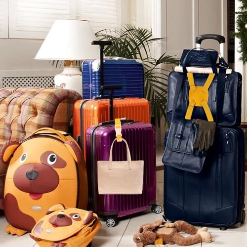 Image of 3 Pack Luggage Straps for Suitcases and Add A Bag Luggage Straps for Backpack Straps, Bag Belt Travel Belt for Luggage Buckle Straps Luggage Connector Straps for Suitcases