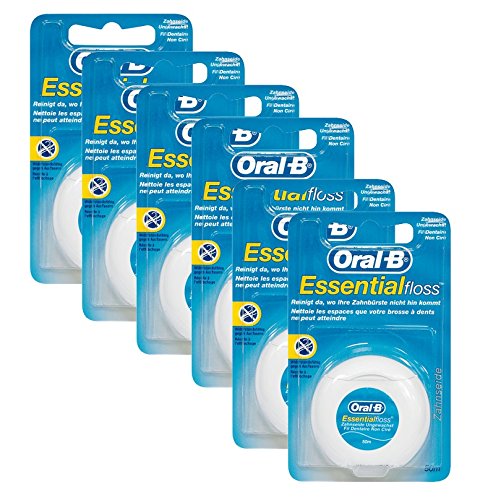 Oral-B Essentialfloss - Set di 6 fili interdentali...