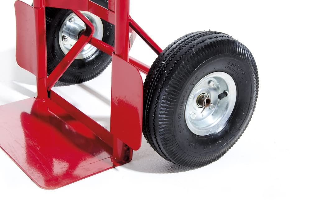 VERDELOOK Carrello portatutto, Portata 150 kg, 110x42x42 cm, Rosso
