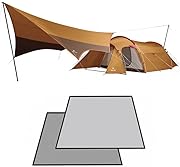 スノーピーク(snow peak) キャンプ ドームテント 4人用 エントリーパックTT ＋ 専用マットシート セット SET-250RH SET-250-1H