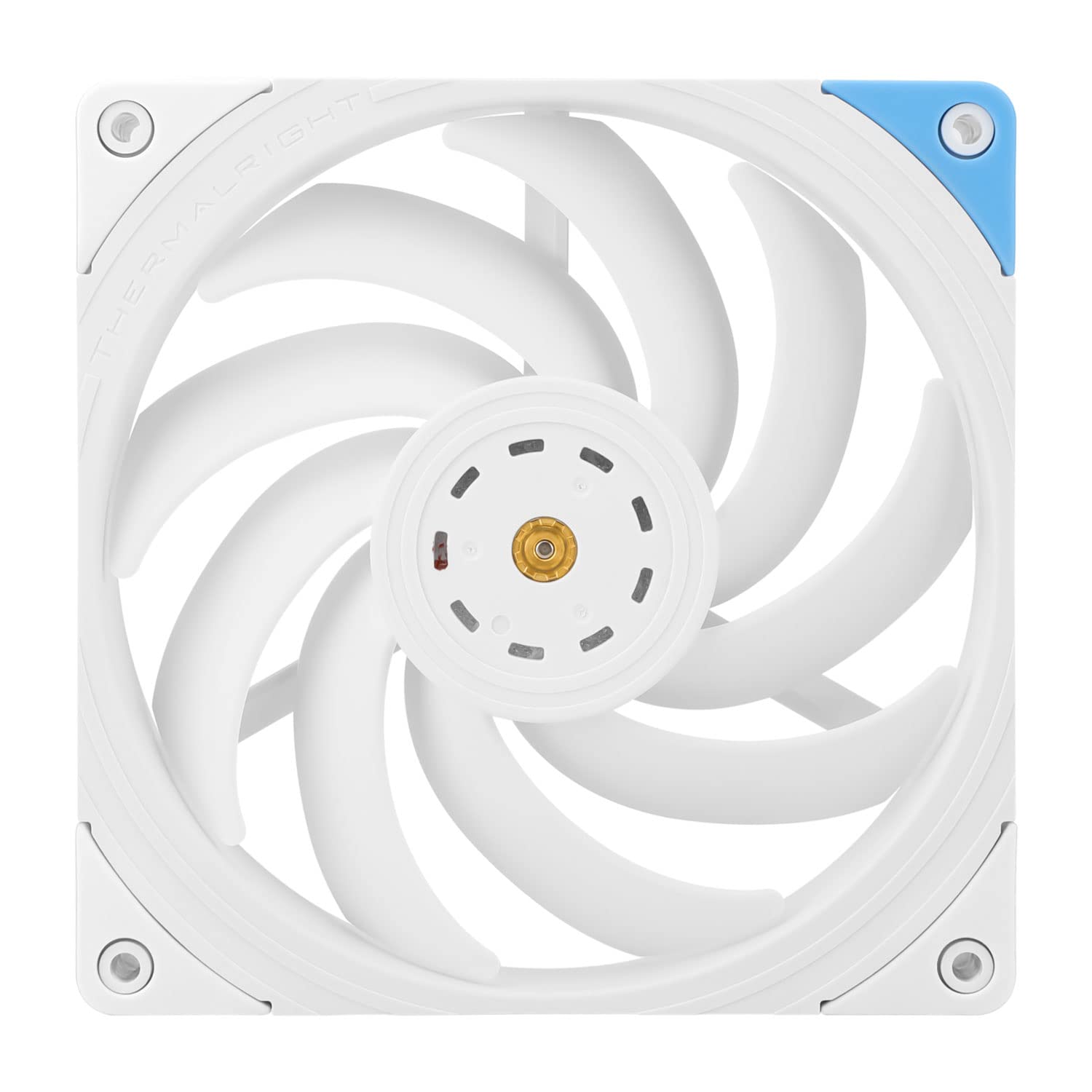 Thermalright TL-B14W Extrem PWM Case Fan, TL-B Series 5.5 inches (140 mm) Model, Dual Ball Bearings, White