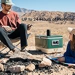 Bluetooth Speaker,MusiBaby Speakers Bluetooth Wireless,IPX5 Waterproof Outdoor Speaker with Bass,24H Long Playtime,Loud and Portable for Travel, Party, Beach, Camping,Gift Ideas(Black) - Image 3