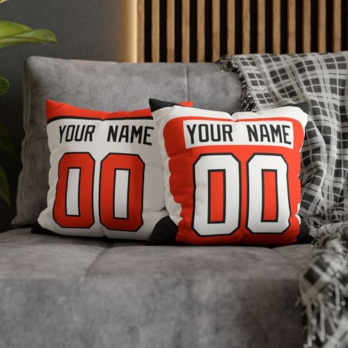 Image of ANTKING Throw Pillow 2 Packs Personalized Custom Any Name Number for Men Women Boy Gifts