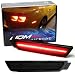 iJDMTOY Smoked Lens Red Full LED Rear Side Marker Light Kit For 2010-15 Chevy Camaro, Powered by 27-SMD LED, Replace OEM Back Sidemarker Lamps