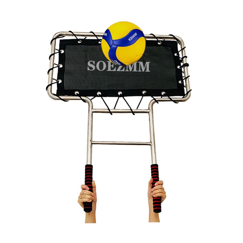 Volleyball Blocker PRO SPL2T,Blocker Pallavolo Professionale, Allenatore Blocco Big T per Schiacciare e Difendere – Struttura in Acciaio e Rete Elastiche, Portatile