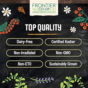 Frontier Co-op Nutritional Yeast Flakes, 1 lb Bulk Bag - Vegan, Fortified, Kosher, Non-Irradiated Seasoning, Dairy-Free Cheese Flavor, Rich in B Vitamins