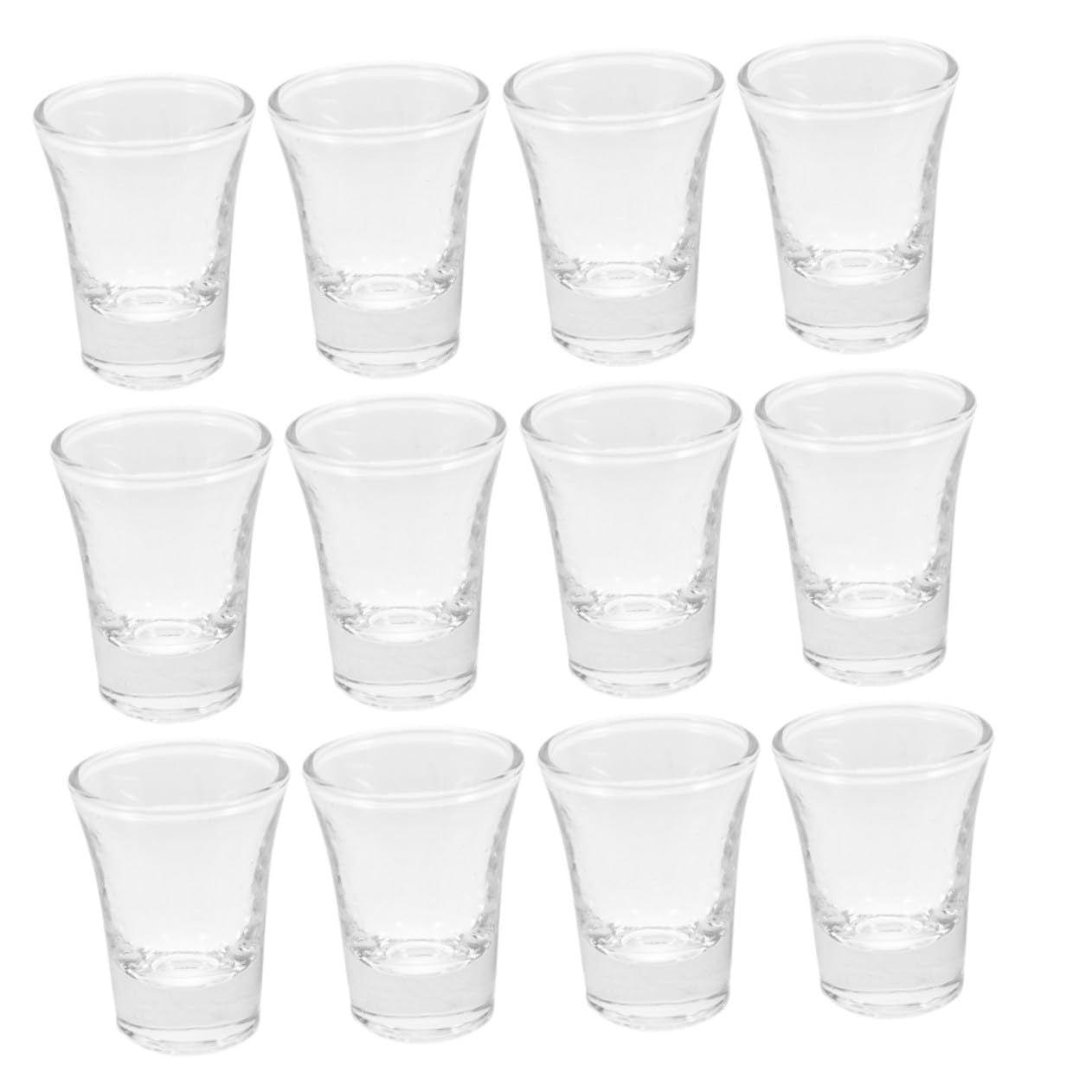 Vasos de cristal para comunión reutilizables con base reforzada Cabilock