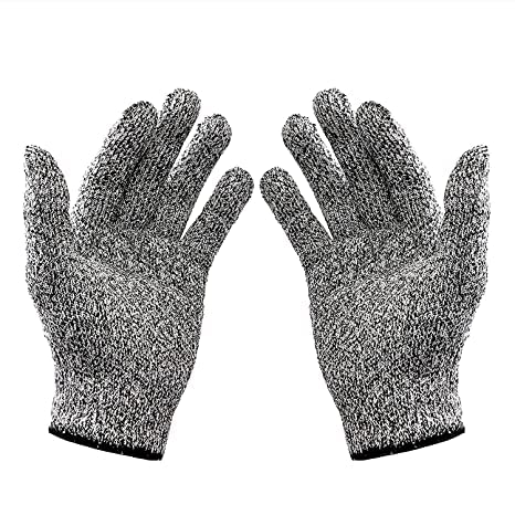 Portible Cut Resistant Gloves, High Performance Level 5 Protection, Food Grade Kitchen Glove for Hand Safety, Industrial Cooking, Safety For Yard Work Gloves - Grade. Size Medium (B0B9XJBQHX) Amazon Price History, Amazon Price Tracker