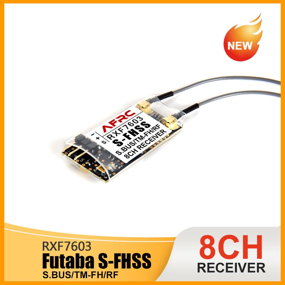 Amazon | 2.4G 8CH ミニRCレシーバー Futaba S-FHSS TM-FH RF