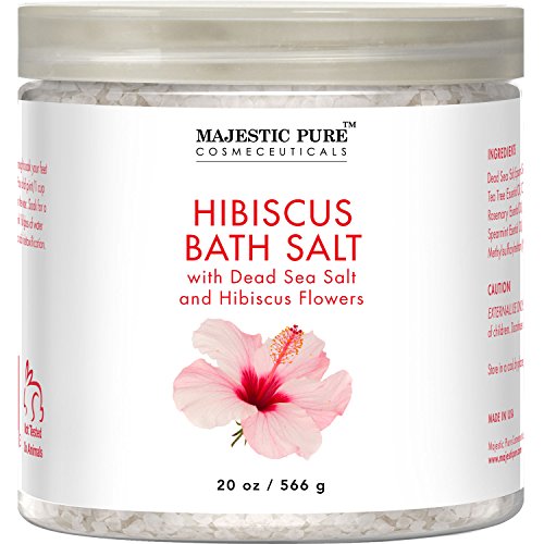 Majestic Pure Hibiscus Flower Bath Salt, 20 oz