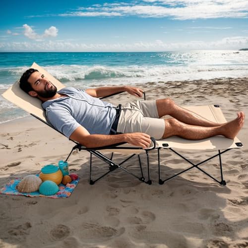 Fauteuil de jardin relax robuste et chaise pliante balcon - 4