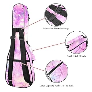 Housse pour ukulélé avec motif écailles de sirène et galaxie – 10 mm d’épaisseur – Rembourrage en éponge de 53,3 cm… - Les Beatles, Paul McCartney, John Lennon, RIngo Starr, George Harrison Housse pour ukulélé avec motif écailles de sirène et galaxie - 10 mm d'épaisseur - Rembourrage en éponge de 53,3 cm… – Image 3