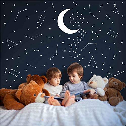 Adhesivo de pared Constelación Estrella Dorada 25x20 cm miniatura 1
