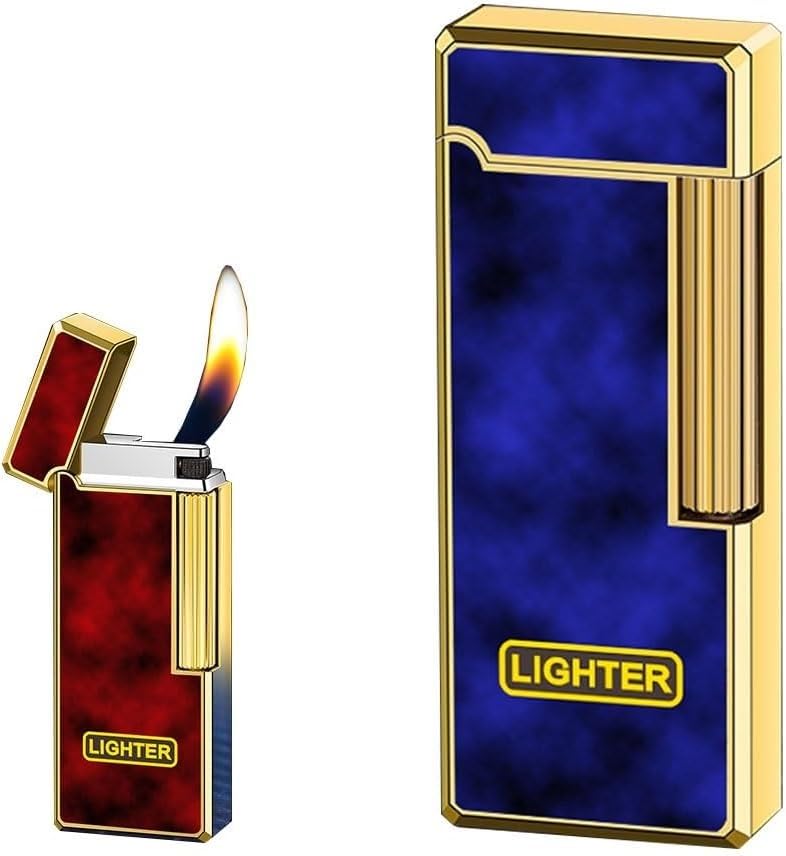Encendedor de butano con llama suave y lateral
