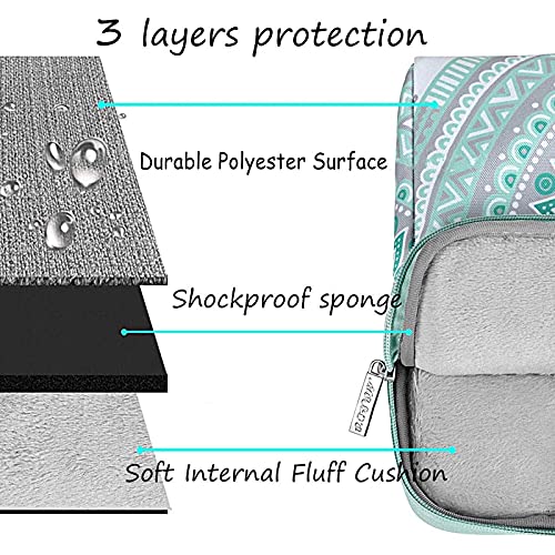MOSISO Laptop Shoulder Bag Compatible with MacBook Air 13 M2 A2681 M1 A2337 A2179 A1932/Pro M2 M1 A2338 A2251 A2289 A2159 A1989 A1706 A1708, Carrying Briefcase Handbag Sleeve Mandala MO-MDL0013