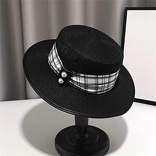 Chapeau de paille femme grand bord pour le soleil et vacances à la plage