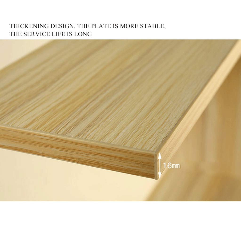 Mensole Sospese Staffa per Mensola Sospesa Mensole Sospese Moderne in Legno Espositore A Parete Espositore per La Casa Organizzatore di Stoccaggio Libreria Decorazione E,White,80cm