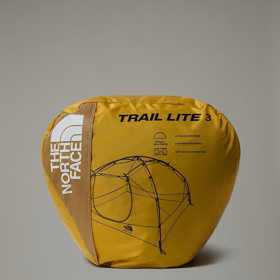 The North Face Unisex Trail Lite 3 Namioty Khakistone/Arrowwoodyellw One Size