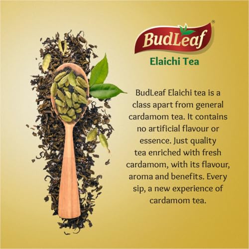 Image of Budleaf Elaichi Tea - Cardamom Blend - Bold, Refreshing Brew - Rich Aroma - 1000gm Package - No Added Essence for Superb Taste and Quality Experience