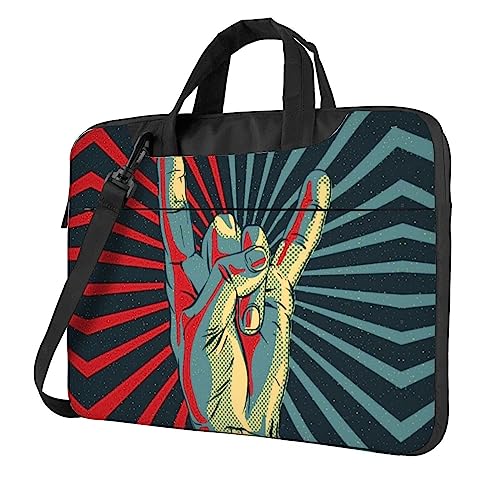 Bolso bandolera para portátil de 14 pulgadas con diseño Rock and Roll FOX
