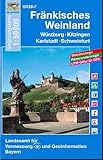 UK50-7 Fränkisches Weinland: Würzburg, Kitzingen, Karlstadt, Schweinfurt, Arnstein, Volkach, Dettelbach, Iphofen, Marktbreit, Ochsenfurt, Röttingen, ... Karte Freizeitkarte Wanderkarte) - Herausgeber: Landesamt für Digitalisierung Breitband und Vermessung Bayern Landesamt für Digitalisierung Breitband und Vermessung Bayern 