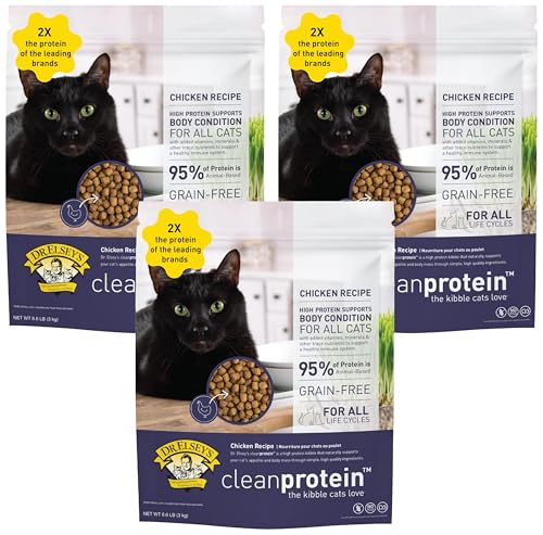 Image of Dr. Elsey's cleanprotein Chicken Cat Kibble 6.6 lb. Bag (Pack of 3)