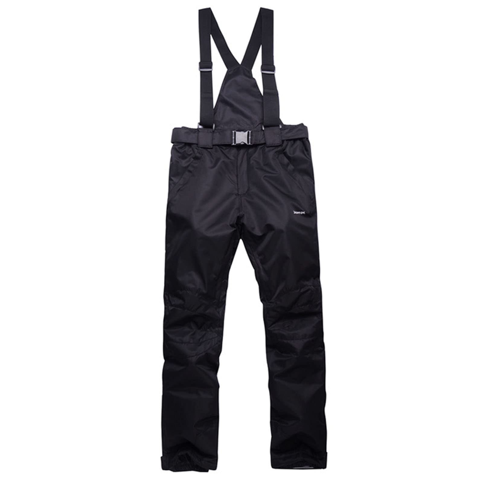 FeMereina Isolierte Ski-Lätzchen für Damen, wasserdicht, Schneehose, winddicht, Snowboard-Overall, Hose mit abnehmbaren Hosenträgern