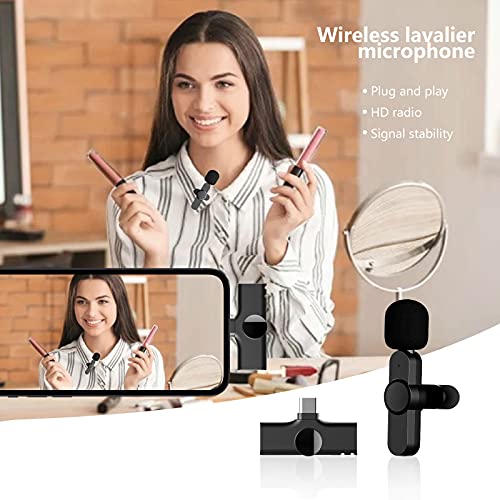 Audio Opname Draadloze Lavalier Microfoon, Automatisch synchroniseert Mic Revers Microfoon voor YouTube Facebook Live… - Image 5