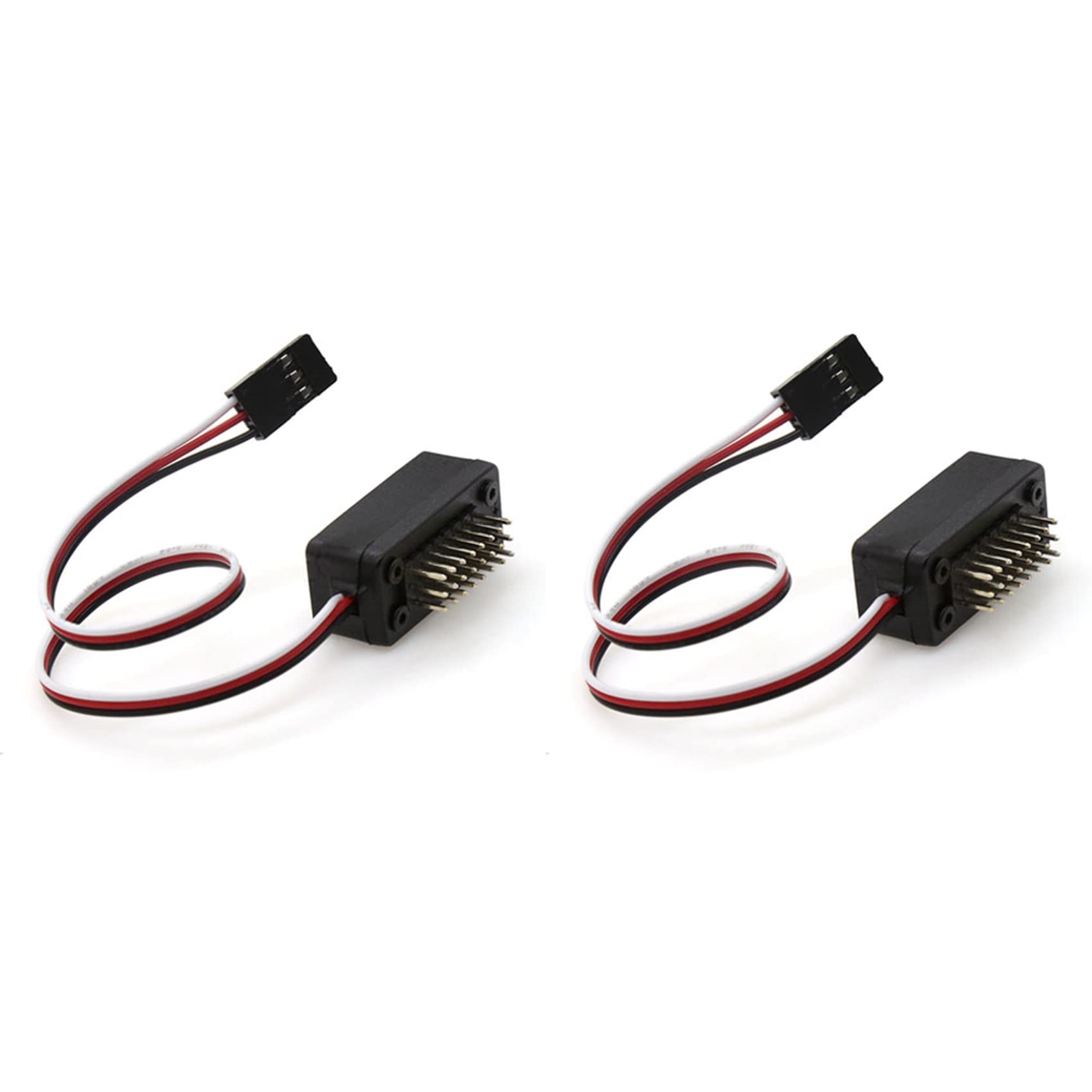 Cwmiibili 2X 1 to 8 RC Car 3 Channel CH3 3CH LED Lamp Light Switch Panel System for RC Model Car Axial SCX10 TRX4