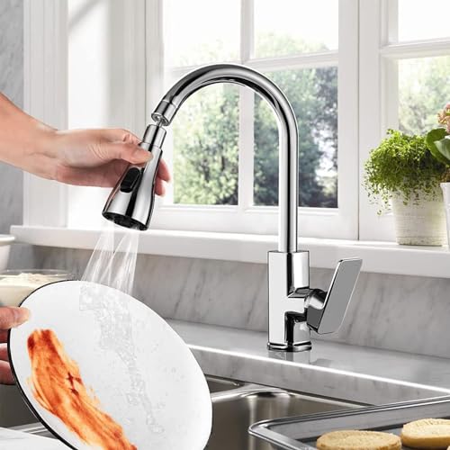 Image of JAGGER JAG190 Tap Extender for Kitchen Sink, Flexible Faucet with Tap Extension for Convenient Use Upgrade Your Kitchen Sink with Flexible Tap for Easy Access (Pack Of - (1)