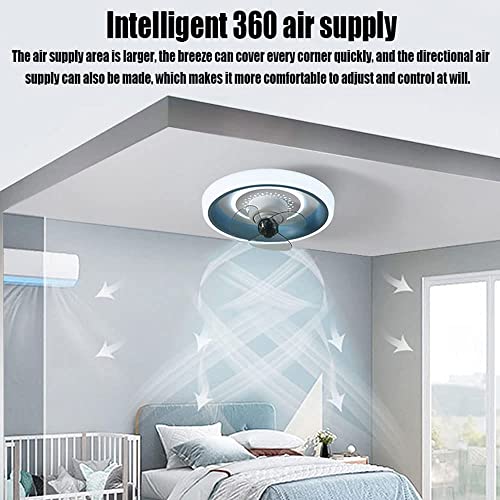 Ventilateur de plafond avec lampe à intensité variable rose - 4