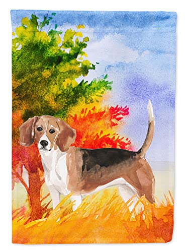Drapeau Beagle d'automne résistant aux intempéries pour grand pavillon de maison - 2