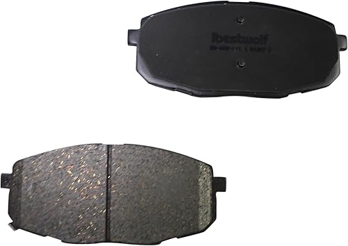 Miniatura 6 de IBESTWOLF 4 pastillas de freno delanteras de cerámica para Hyundai Elantra 2009-2012 para Kia Forte 2010-2013, Forte Koup para Kia Soul 2014-2016