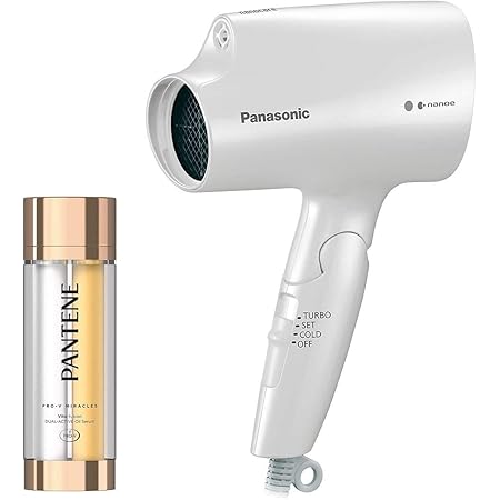 Amazon パナソニック ヘアドライヤー ナノケア 白 Eh Na2b W パンテーン 洗い流さないトリートメント オイルセラム セット パナソニック Panasonic ヘアドライヤー 通販