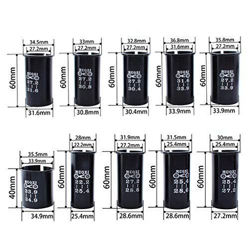 image for Tpingfe Seatpost Adapter Shim, Bicycle Seat Post Tube Adapter, Seatpos